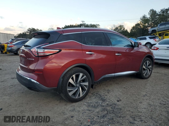 2016 Nissan Murano SV with VIN 5N1AZ2MG2GN171032, listed as a Copart auction lot 77333154 with 168,459 mi miles and Salvage Title. Bid and sale history available at carsss.com. Image 3.