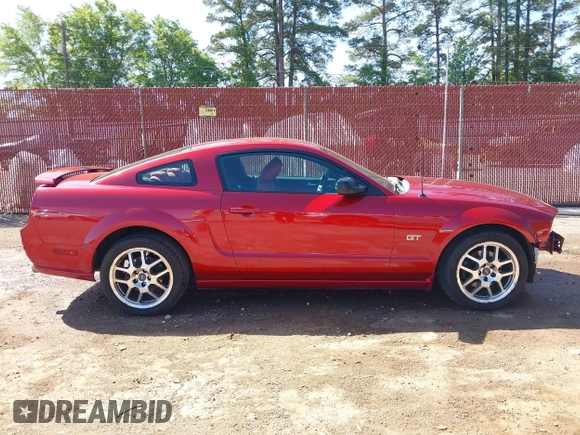 2005 Ford Mustang GT Deluxe with VIN 1ZVHT82H455106809, listed as a IAAI auction lot 42010527 with 76,049 mi miles and . Bid and sale history available at DreamBid. Image 14.