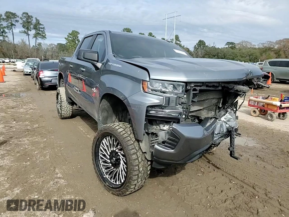 2020 Chevrolet Silverado 1500 RST with VIN 3GCPWDED1LG413612, listed as a Copart auction lot 41828455 with Not Provided miles and Salvage Title. Bid and sale history available at DreamBid. Image 11.