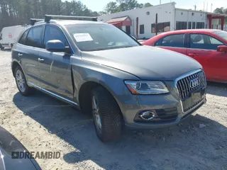 2016 Audi Q5 Premium Plus with VIN WA1L2AFP8GA081006, listed as a IAAI auction lot 41764853 with 75,260 mi miles. Bid and sale history available at carsss.com. Image 1.
