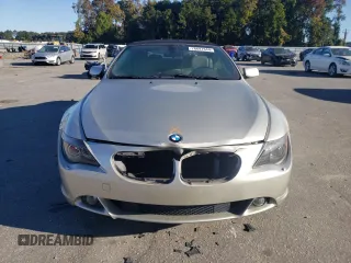 2004 BMW 6 Series 645Ci with VIN WBAEK73464B320194, listed as a Copart auction lot 76697644 with 110,823 mi miles and Salvage Title. Bid and sale history available at carsss.com. Image 5.