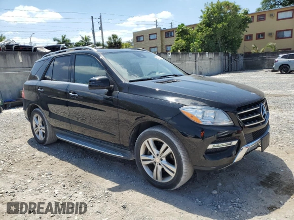 2014 Mercedes-Benz M 350 with VIN 4JGDA5HB9EA421195, listed as a Copart auction lot 54602745 with 91,758 mi miles and Salvage Title. Bid and sale history available at carsss.com. Image 4.