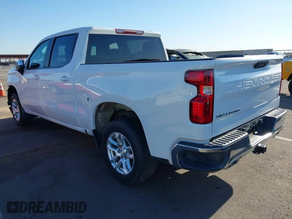 2022 Chevrolet Silverado 1500 LT with VIN 1GCUDDEDXNZ537566, listed as a IAAI auction lot 42002599 with 80,624 mi miles and . Bid and sale history available at DreamBid. Image 3.