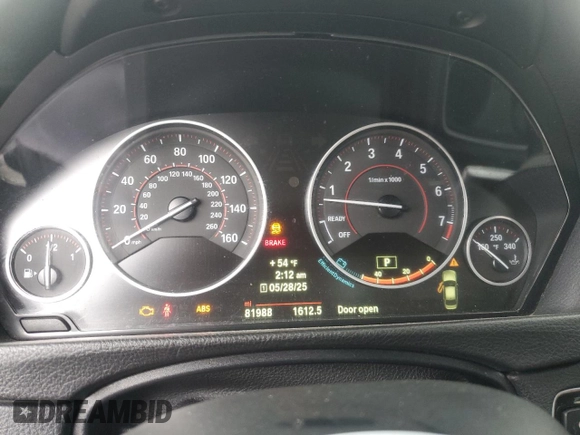 2014 BMW 3 Series 335i xDrive with VIN WBA3B9G51ENR92301, listed as a Copart auction lot 58296885 with 81,988 mi miles and Salvage title. Bid and sale history available at DreamBid. Image 9.