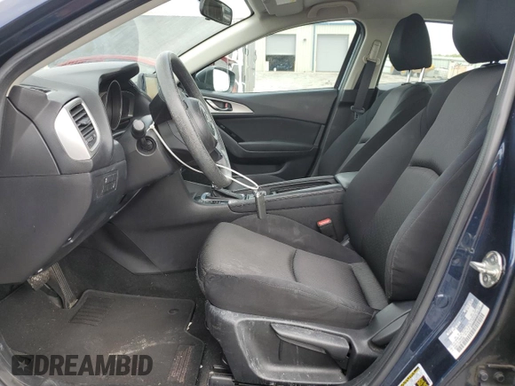 2017 Mazda 3 Sport with VIN 3MZBN1U70HM150090, listed as a Copart auction lot 53335695 with 93,763 mi miles and Salvage Title. Bid and sale history available at DreamBid. Image 7.