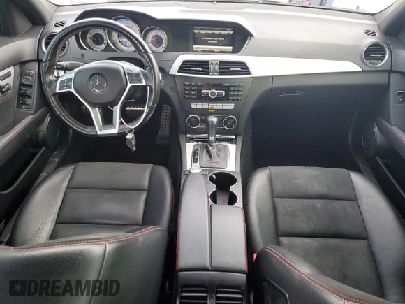 2013 Mercedes-Benz C 350 Sport with VIN WDDGF5HBXDR270246, listed as a Copart auction lot 88063595 with 137,048 mi miles and Salvage Title. Bid and sale history available at DreamBid. Image 8.