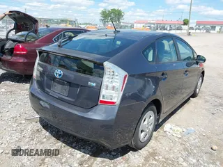 2010 Toyota Prius Four with VIN JTDKN3DU4A1304727, listed as a IAAI auction lot 42204307 with 186,180 mi miles and . Bid and sale history available at DreamBid. Image 4.
