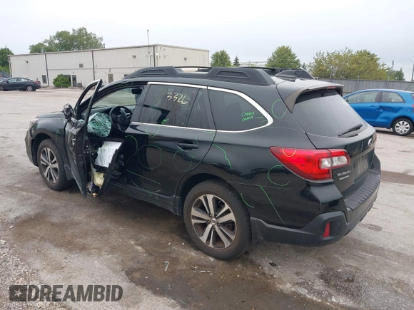 2018 Subaru Outback Limited with VIN 4S4BSANC9J3352839, listed as a IAAI auction lot 40033326 with 73,040 mi miles and . Bid and sale history available at DreamBid. Image 3.