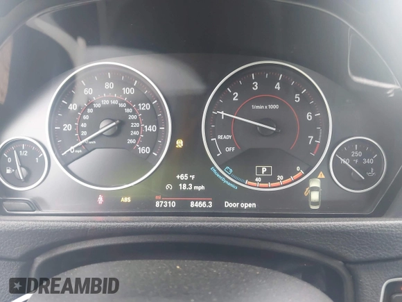 2017 BMW 3 Series 330i with VIN WBA8B9C58HK675679, listed as a IAAI auction lot 41878310 with 87,310 mi miles and . Bid and sale history available at DreamBid. Image 7.
