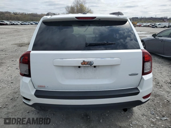 2017 Jeep Compass High Altitude with VIN 1C4NJCEB6HD102728, listed as a Copart auction lot 50896705 with 132,735 mi miles and Salvage title. Bid and sale history available at DreamBid. Image 6.