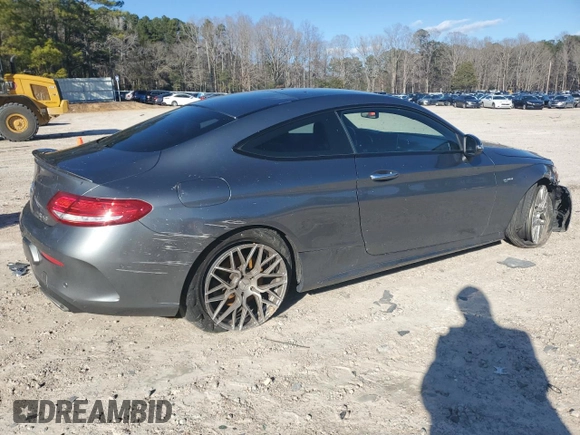 2017 Mercedes-Benz C 43 AMG with VIN WDDWJ6EB5HF521833, listed as a Copart auction lot 48008135 with 106,392 mi miles and Salvage Title. Bid and sale history available at carsss.com. Image 3.
