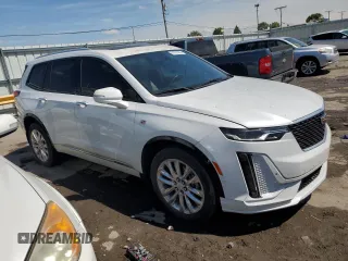 2020 Cadillac XT6 FWD Premium Luxury with VIN 1GYKPCRS1LZ232773, listed as a Copart auction lot 61201565 with 15,866 mi miles and Salvage title. Bid and sale history available at DreamBid. Image 4.
