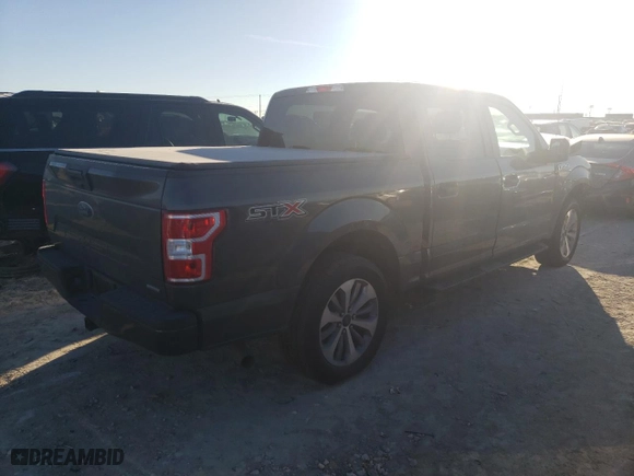 2018 Ford F-150 XL with VIN 1FTEW1CP7JKC39375, listed as a Copart auction lot 46460095 with 59,911 mi miles and Salvage Title. Bid and sale history available at carsss.com. Image 3.