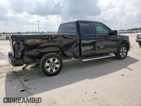 2014 Ford F-150 XL with VIN 1FTFX1CF0EFC92250, listed as a Copart auction lot 58959555 with 157,279 mi miles and Salvage title. Bid and sale history available at DreamBid. Image 3.