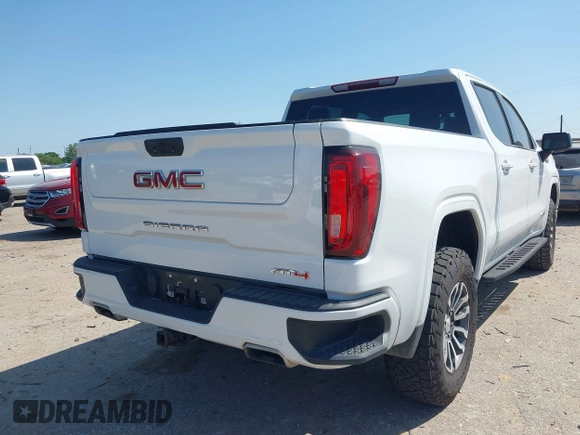 2021 GMC Sierra 1500 AT4 with VIN 3GTP9EED1MG448181, listed as a IAAI auction lot 41984780 with 87,902 mi miles. Bid and sale history available at carsss.com. Image 4.