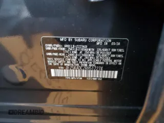 2024 Subaru Forester Premium with VIN JF2SKADC2RH512274, listed as a Copart auction lot 85433794 with 2,482 mi miles and Salvage Title. Bid and sale history available at carsss.com. Image 13.