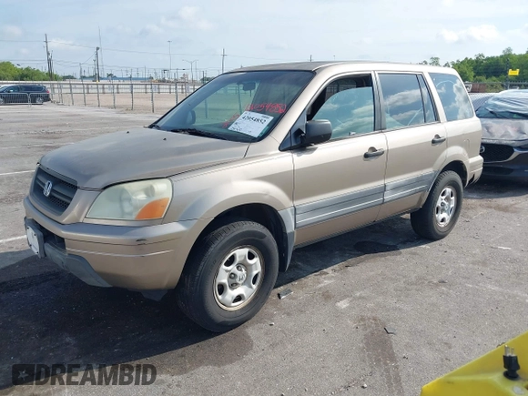2005 Honda Pilot LX z VIN 2HKYF18125H532381, wystawiony jako IAAI lot #42054852 z przebiegiem 236 410 mil mil oraz . Historia ofert i sprzedaży dostępna na DreamBid. Obrazek 2.