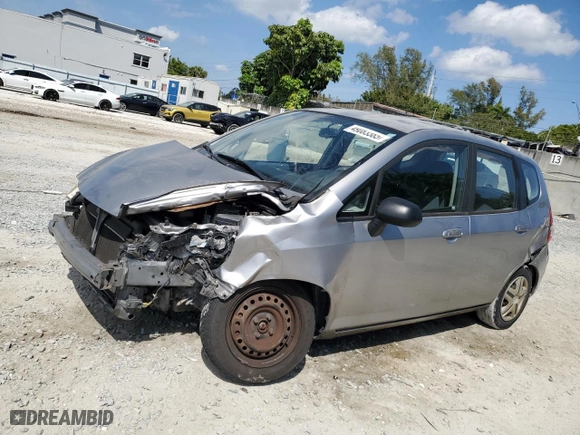 2007 Honda Fit with VIN JHMGD384X7S056455, listed as a Copart auction lot 49083385 with 135,777 mi miles and Salvage Title. Bid and sale history available at carsss.com. Image 1.