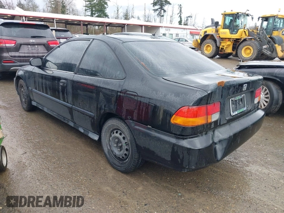 1998 Honda Civic DX with VIN 1HGEJ6121WL063073, listed as a IAAI auction lot 41711152 with 163,267 mi miles. Bid and sale history available at carsss.com. Image 3.
