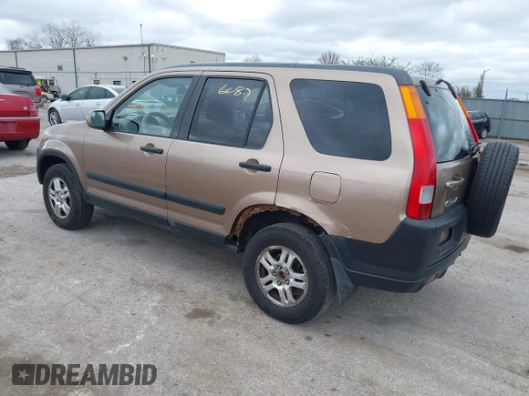 2002 Honda CR-V EX with VIN JHLRD788X2C072925, listed as a IAAI auction lot 42046087 with 184,946 mi miles. Bid and sale history available at carsss.com. Image 3.