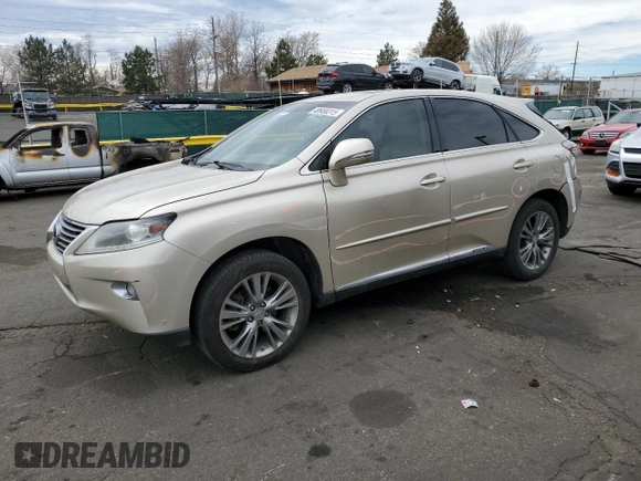 2013 Lexus RX 450h with VIN JTJZB1BA3D2008890, listed as a Copart auction lot 49958315 with 201,231 mi miles and Salvage title. Bid and sale history available at DreamBid. Image 1.