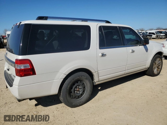 2015 Ford Expedition Max Limited with VIN 1FMJK1KTXFEF14263, listed as a Copart auction lot 46879985 with 76,440 mi miles and Salvage Title. Bid and sale history available at carsss.com. Image 3.