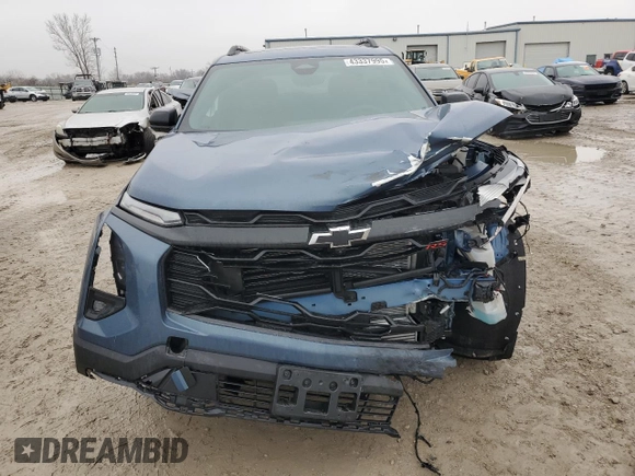 2025 Chevrolet Equinox AWD RS z VIN 3GNAXTEG9SL126104, wystawiony jako Copart lot #43337995 z przebiegiem 5 348 mil mil oraz Szkoda całkowita • Salvage title. Historia ofert i sprzedaży dostępna na DreamBid. Obrazek 5.