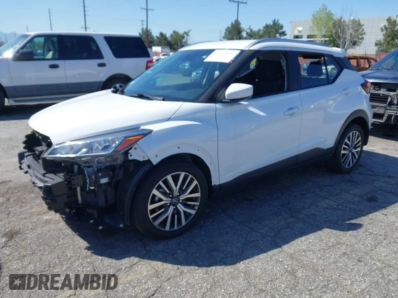 2022 Nissan Kicks SV with VIN 3N1CP5CVXNL496886, listed as a IAAI auction lot 41834899 with 23,395 mi miles and . Bid and sale history available at DreamBid. Image 23.