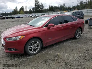 2015 Ford Fusion Titanium Hybrid with VIN 3FA6P0RU7FR183469, listed as a Copart auction lot 51100845 with 140,021 mi miles and Salvage Title. Bid and sale history available at carsss.com. Image 1.
