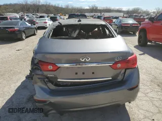 2014 Infiniti Q50 Premium with VIN JN1BV7AR2EM703652, listed as a Copart auction lot 50514995 with 0 mi miles and Non Repairable. Bid and sale history available at carsss.com. Image 6.