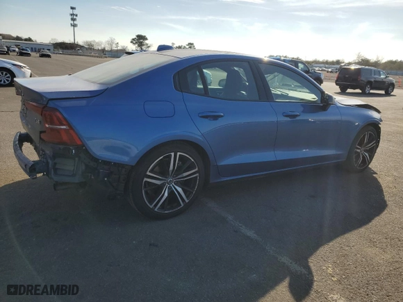 2020 Volvo S60 R-Design with VIN 7JRA22TM3LG064376, listed as a Copart auction lot 45706565 with 80,851 mi miles and Salvage Title. Bid and sale history available at carsss.com. Image 3.