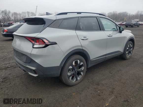2023 Kia Sportage X-Line with VIN 5XYK6CAF9PG094556, listed as a Copart auction lot 50967205 with 36,318 mi miles and Clean Title. Bid and sale history available at DreamBid. Image 3.