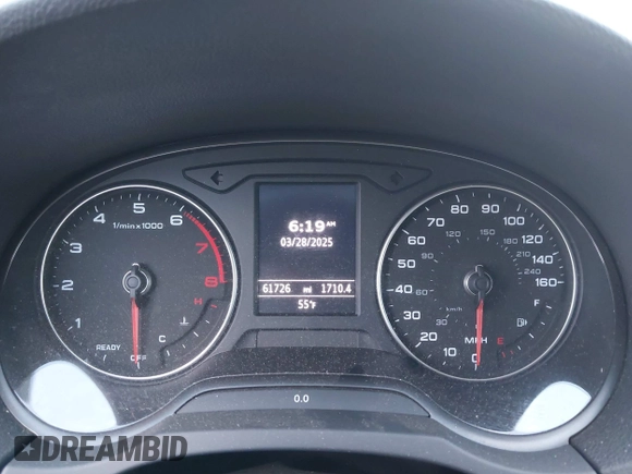 2019 Audi A3 Premium with VIN WAUAUGFF3KA101038, listed as a IAAI auction lot 41878582 with 61,726 mi miles and . Bid and sale history available at DreamBid. Image 7.