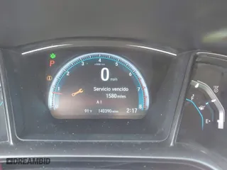 2017 Honda Civic Hatchback EX with VIN SHHFK7H51HU225844, listed as a IAAI auction lot 42033523 with 140,390 mi miles. Bid and sale history available at carsss.com. Image 7.