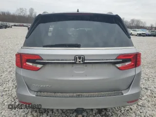 2023 Honda Odyssey EX-L with VIN 5FNRL6H63PB027845, listed as a Copart auction lot 47357095 with 29,265 mi miles and Salvage Title. Bid and sale history available at carsss.com. Image 6.