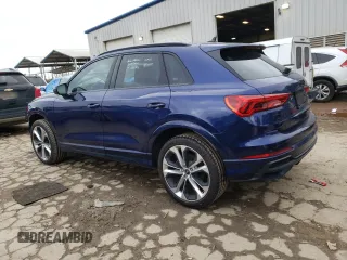 2021 Audi Q3 S line Premium Plus with VIN WA1EECF37M1113609, listed as a Copart auction lot 69698812 with 14,380 mi miles. Bid and sale history available at carsss.com. Image 2.
