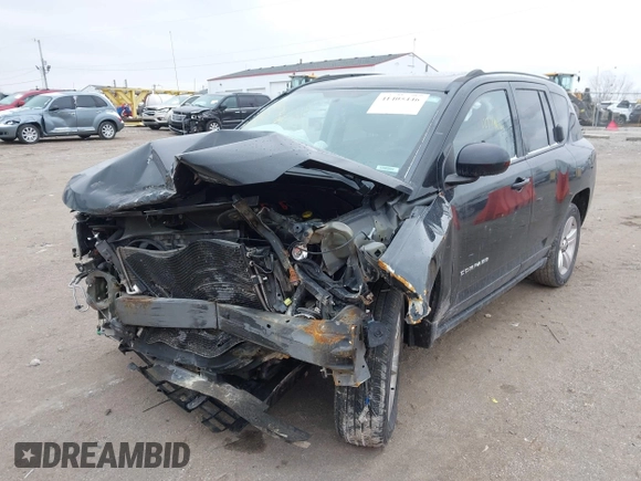 2014 Jeep Compass Latitude with VIN 1C4NJCEA8ED550147, listed as a IAAI auction lot 41405446 with 127,240 mi miles. Bid and sale history available at carsss.com. Image 6.