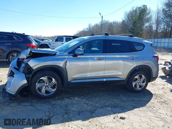 2021 Hyundai Santa Fe Essential with VIN 5NMS24AJ5MH361862, listed as a IAAI auction lot 41267193 with 32,965 mi miles. Bid and sale history available at carsss.com. Image 14.