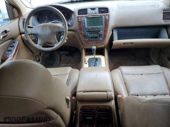 2002 Acura MDX with VIN 2HNYD18242H505745, listed as a Copart auction lot 67412234 with 264,596 mi miles and Salvage Title. Bid and sale history available at carsss.com. Image 8.