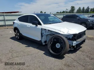 2023 Volvo C40 Recharge Pure Electric Ultimate with VIN YV4ED3GM0P2041955, listed as a Copart auction lot 62842134 with 3,086 mi miles and Salvage Title. Bid and sale history available at carsss.com. Image 4.