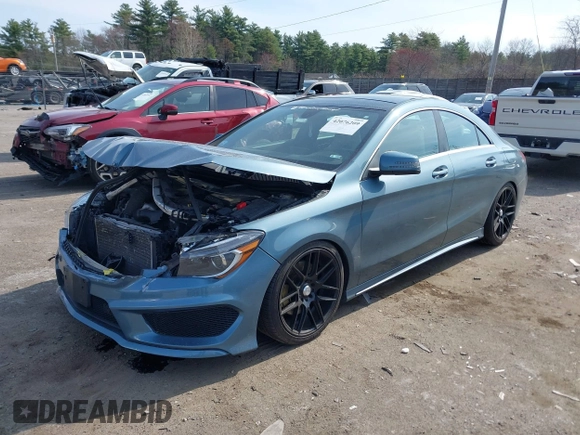 2014 Mercedes-Benz CLA 250 with VIN WDDSJ4EB9EN056350, listed as a IAAI auction lot 42076209 with 108,193 mi miles and . Bid and sale history available at DreamBid. Image 2.