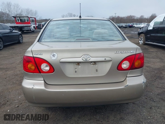 2004 Toyota Corolla CE with VIN 2T1BR32E24C258637, listed as a IAAI auction lot 41881455 with 175,944 mi miles and . Bid and sale history available at DreamBid. Image 16.