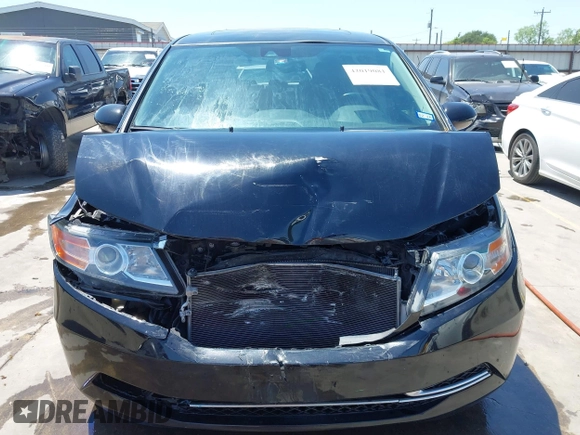 2016 Honda Odyssey EX-L with VIN 5FNRL5H61GB089853, listed as a IAAI auction lot 42019081 with 81,317 mi miles and . Bid and sale history available at DreamBid. Image 6.