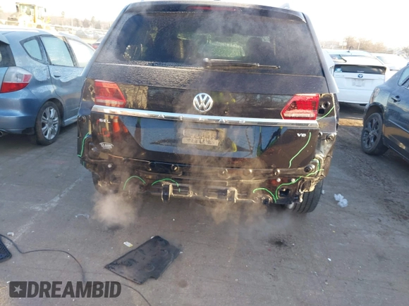 2019 Volkswagen Atlas SEL with VIN 1V2ER2CAXKC547918, listed as a IAAI auction lot 41278157 with 48,175 mi miles and . Bid and sale history available at DreamBid. Image 6.