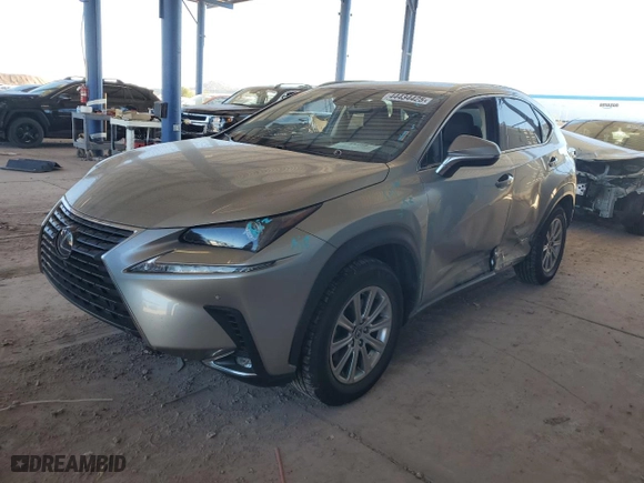 2020 Lexus NX with VIN JTJDJRDZ0L5004808, listed as a Copart auction lot 44434425 with 49,246 mi miles and Salvage Title. Bid and sale history available at carsss.com. Image 1.