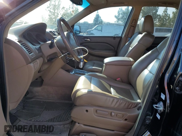2005 Acura MDX Touring with VIN 2HNYD18885H512206, listed as a Copart auction lot 71675614 with 201,350 mi miles and Salvage Title. Bid and sale history available at carsss.com. Image 7.