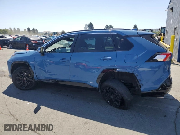 2023 Toyota RAV4 Hybrid SE with VIN 4T3T6RFV2PU110878, listed as a Copart auction lot 62565965 with 48,600 mi miles and Salvage title. Bid and sale history available at DreamBid. Image 2.