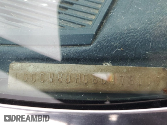 1981 Chevrolet El Camino z VIN 1GCCW80H0BD478009, wystawiony jako Copart lot #55471785 z przebiegiem 2 013 mil mil oraz Szkoda całkowita • Salvage title. Historia ofert i sprzedaży dostępna na DreamBid. Obrazek 12.