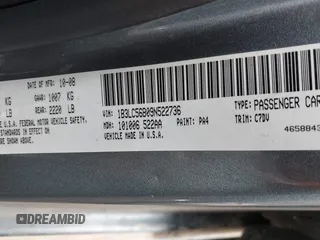 2009 Dodge Avenger SXT with VIN 1B3LC56B09N522736, listed as a IAAI auction lot 41195477 with 100,977 mi miles and . Bid and sale history available at DreamBid. Image 9.