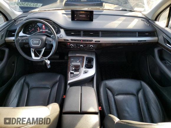 2018 Audi Q7 Premium with VIN WA1AHAF78JD004454, listed as a Copart auction lot 82393654 with 131,091 mi miles and Salvage title. Bid and sale history available at DreamBid. Image 8.